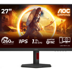 AOC G4 27G4ZR Monitor PC 68,6 cm (27") 1920 x 1080 Pixel Full HD LED Nero, Rosso immagine principale AOC G4 27G4ZR Monitor PC 68,6 cm (27") 1920 x 1080 Pixel Full HD LED Nero, Rosso