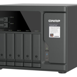 QNAP TVS-H877AX NAS Tower AMD Ryzen™ 5 16 GB DDR5 QNAP QTS Nero
