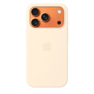 Apple Custodia MagSafe in silicone per iPhone 17 Pro - Vaniglia immagine gallery 2 Apple Custodia MagSafe in silicone per iPhone 17 Pro - Vaniglia