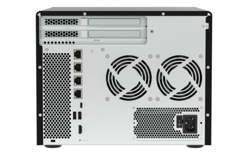 QNAP TVS-H877AX NAS Tower AMD Ryzen™ 5 16 GB DDR5 QNAP QTS Nero