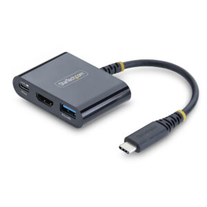 StarTech.com Adattatore Multiporta USB-C a HDMI con Ricarica PD 140W, HDMI 4K 60Hz, Hub USB 5Gbps, Mini Dock per MacBook, Dell, ThinkPad, HP, iPad, Tablet, Bianco immagine principale StarTech.com Adattatore Multiporta USB-C a HDMI con Ricarica PD 140W, HDMI 4K 60Hz, Hub USB 5Gbps, Mini Dock per MacBook, Dell, ThinkPad, HP, iPad, Tablet, Bianco