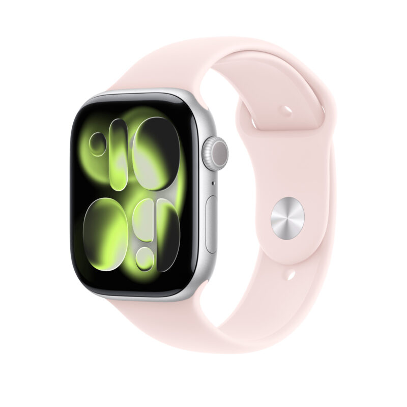 Apple Cinturino Sport rosa chiaro (46 mm) - S/M