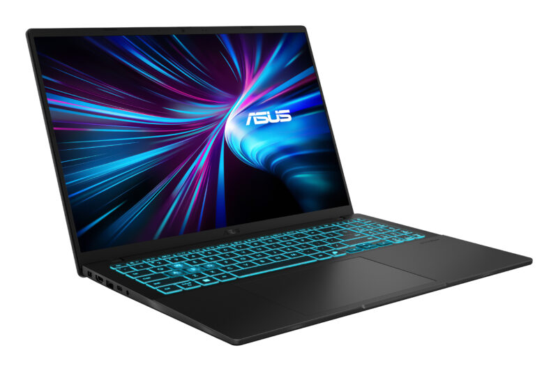 ASUS V16 V3607VM-RP042X Intel Core 7 240H Computer portatile 40,6 cm (16") WUXGA 16 GB DDR5-SDRAM 1 TB SSD NVIDIA GeForce RTX 5060 Laptop GPU Wi-Fi 6 (802.11ax) Windows 11 Pro Nero