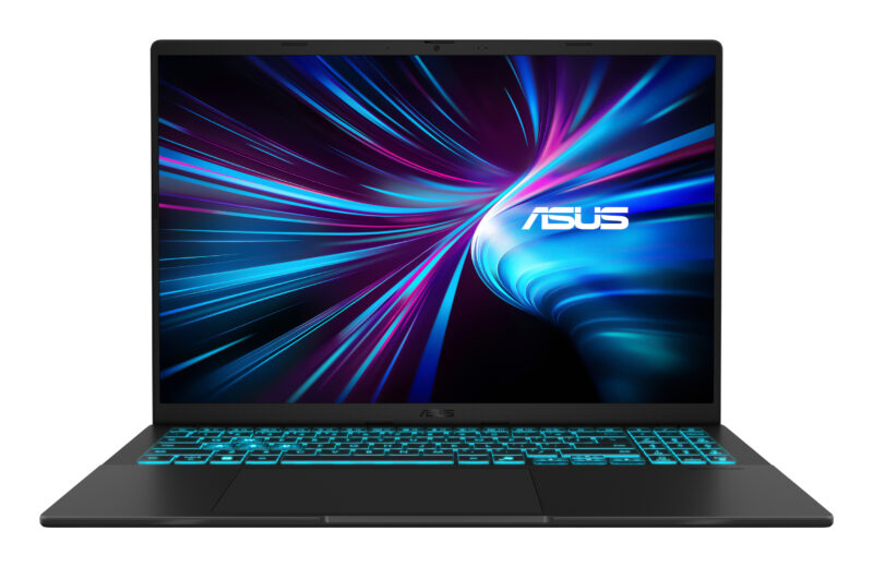 ASUS V16 V3607VM-RP042X Intel Core 7 240H Computer portatile 40,6 cm (16") WUXGA 16 GB DDR5-SDRAM 1 TB SSD NVIDIA GeForce RTX 5060 Laptop GPU Wi-Fi 6 (802.11ax) Windows 11 Pro Nero