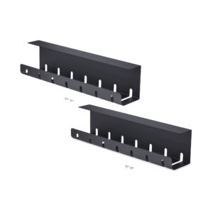 StarTech.com Vassoio Porta Cavi Sotto Scrivania da 106cm, (2 Pezzi da 53cm), Canalina in Metallo per Multipresa, Gestione Cavi con Installazione a Vite, Nero, TAA immagine principale StarTech.com Vassoio Porta Cavi Sotto Scrivania da 106cm, (2 Pezzi da 53cm), Canalina in Metallo per Multipresa, Gestione Cavi con Installazione a Vite, Nero, TAA