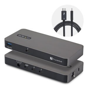 StarTech.com Hub Thunderbolt™ 5 a 4 Porte con KVM Thunderbolt™ Share, 80/120Gbps, Multi-Monitor 8K, PD 140W, USB-A 10Gbps, TB4 / USB4, MacBook M4 Pro / Max / M5 immagine principale StarTech.com Hub Thunderbolt™ 5 a 4 Porte con KVM Thunderbolt™ Share, 80/120Gbps, Multi-Monitor 8K, PD 140W, USB-A 10Gbps, TB4 / USB4, MacBook M4 Pro / Max / M5