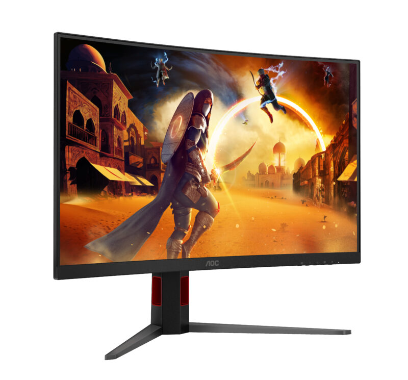 AOC G4 C32G4Z Monitor PC 80 cm (31.5") 1920 x 1080 Pixel Nero, Rosso