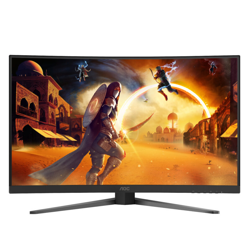 AOC G4 C32G4Z Monitor PC 80 cm (31.5") 1920 x 1080 Pixel Nero, Rosso
