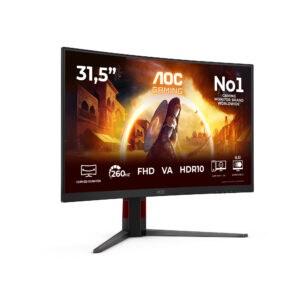 AOC G4 C32G4Z Monitor PC 80 cm (31.5") 1920 x 1080 Pixel Nero, Rosso