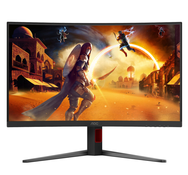 AOC G4 C32G4Z Monitor PC 80 cm (31.5") 1920 x 1080 Pixel Nero, Rosso