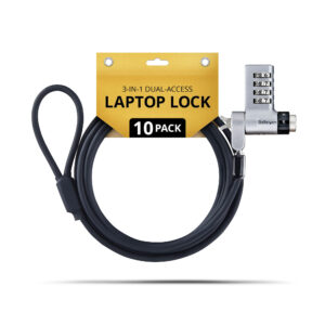 StarTech.com 10-Pack 3-in-1 Laptop Lock cavo di sicurezza Nero, Argento 2 m immagine principale StarTech.com 10-Pack 3-in-1 Laptop Lock cavo di sicurezza Nero, Argento 2 m