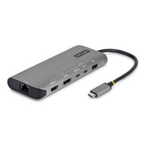 StarTech.com 174B-USB4-MULTIPORT replicatore di porte e docking station per laptop Cablato Grigio