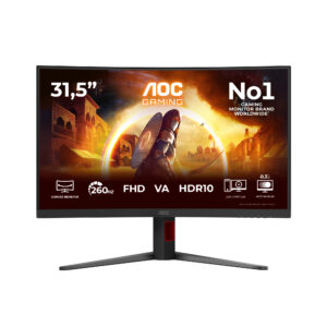 AOC G4 C32G4Z Monitor PC 80 cm (31.5") 1920 x 1080 Pixel Nero, Rosso