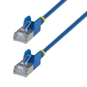 StarTech.com Cavo Ethernet CAT6a Ultra Sottile da 30 cm Blu, Snagless, FTP in Rame Puro 34AWG, Cavo Patch RJ45 Sottile, Testato Individualmente immagine principale StarTech.com Cavo Ethernet CAT6a Ultra Sottile da 1 m Blu, Snagless, FTP in Rame Puro 34AWG, Cavo Patch RJ45 Sottile, Testato Individualmente
