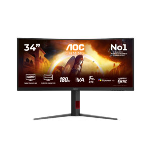 AOC G4 34'' CU34G4CA Monitor PC 86,4 cm (34") 3440 x 1440 Pixel Nero, Rosso