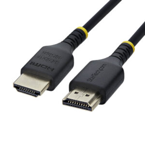 StarTech.com Cavo HDMI 2.1 Ultra High Speed Slim Certificato 50cm, 8K 60Hz / 4K 120Hz, con HDR10+ / eARC, 48Gbps, Cavo HDMI 8K Flessibile e Ultra Sottile immagine principale StarTech.com Cavo HDMI 2.1 Ultra High Speed Slim Certificato 1m, 8K 60Hz / 4K 120Hz, con HDR10+ / eARC, 48Gbps, Cavo HDMI 8K Flessibile e Ultra Sottile