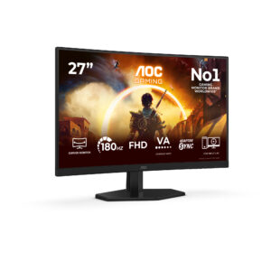 AOC G4 27" IPS FHD 180Hz Monitor PC 68,6 cm (27") 1920 x 1080 Pixel Full HD LCD Nero, Rosso