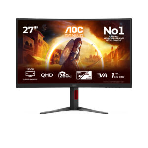 AOC G4 Gaming Monitor PC 68,6 cm (27") 2560 x 1440 Pixel Nero, Rosso