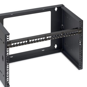 StarTech.com Patch Panel Keystone Vuoto 24 Porte 1U Cat6, Rackmount, Supporto per Moduli Keystone RJ45 UTP