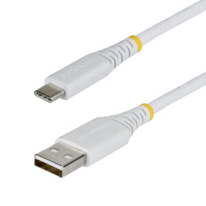 StarTech.com Cavo di Ricarica USB-A a USB-C da 2m Bianco, 15W (3A), Guaina con Doppio Strato Intrecciato in Nylon/TPE, Robusto Cavetto da USB-A 2.0 a USB Type-C immagine principale StarTech.com Cavo di Ricarica USB-A a USB-C da 15cm Bianco, 15W (3A), Guaina con Doppio Strato Intrecciato in Nylon/TPE, Robusto Cavetto da USB-A 2.0 a USB Type-C